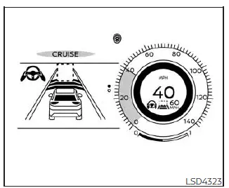 Nissan Pathfinder. Control de Crucero Inteligente (ICC)