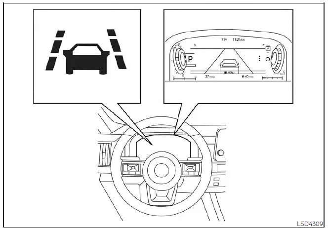 Nissan Pathfinder. Funcionamiento del sistema LDW