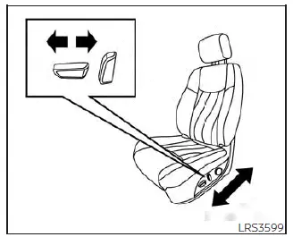 Nissan Pathfinder. Ajuste de los asientos eléctricos delanteros
