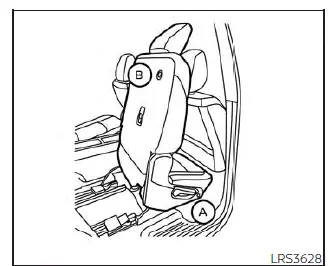 Nissan Pathfinder. Ajuste del asiento de la segunda fila