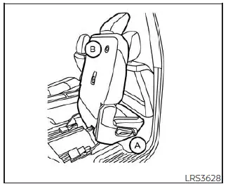 Nissan Pathfinder. Ajuste del asiento de la segunda fila