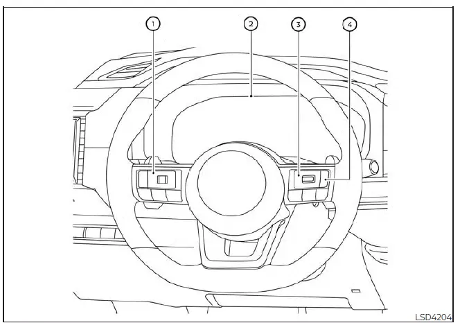 Nissan Pathfinder. Funcionamiento del sistema ProPILOT