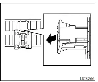Nissan Pathfinder. Interruptor de almacenamiento prolongado