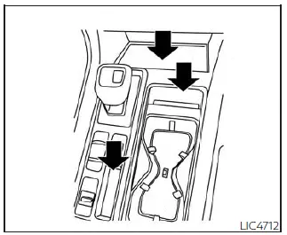 Nissan Pathfinder. Bandejas para guardar