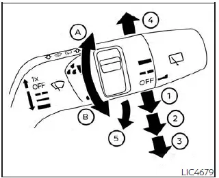 Nissan Pathfinder. Funcionamiento del interruptor
