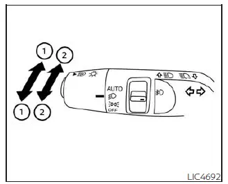 Nissan Pathfinder. Interruptor de direccionales
