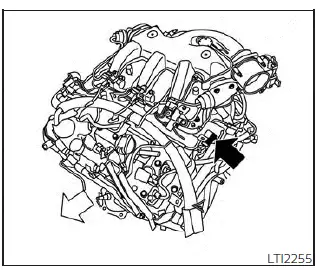 Nissan Pathfinder. Número de serie del motor