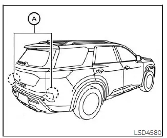 Nissan Pathfinder. Operación del sistema RCTA
