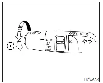 Nissan Pathfinder. Interruptor de control de faros
