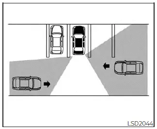 Nissan Pathfinder. Limitaciones del sistema RCTA