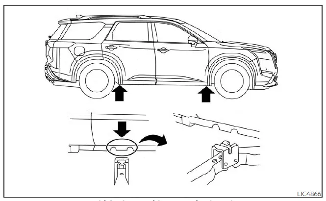 Nissan Pathfinder. Cómo cambiar una llanta desinflada