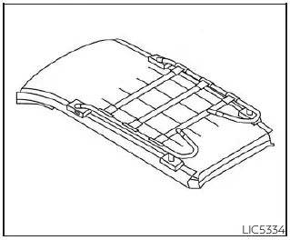 Nissan Pathfinder. Parrilla portaequipaje (tipo B)