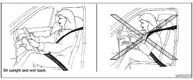 Nissan Pathfinder. Precauciones relacionadas con el SRS