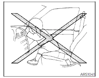 Nissan Pathfinder. Precauciones relacionadas con el SRS