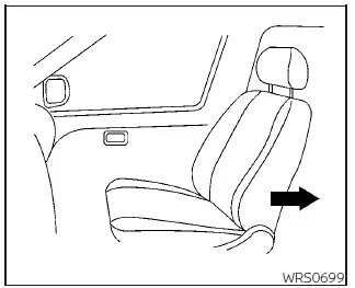 Nissan Pathfinder. Instalación de sistemas de sujeción para niños orientados hacia adelante tilizando los cinturones de seguridad