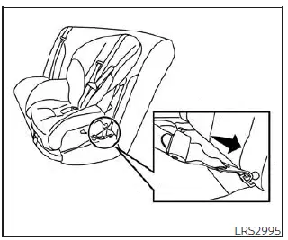 Nissan Pathfinder. Instalación de sistemas de sujeción para niños orientados hacia adelante utilizando el sistema LATCH